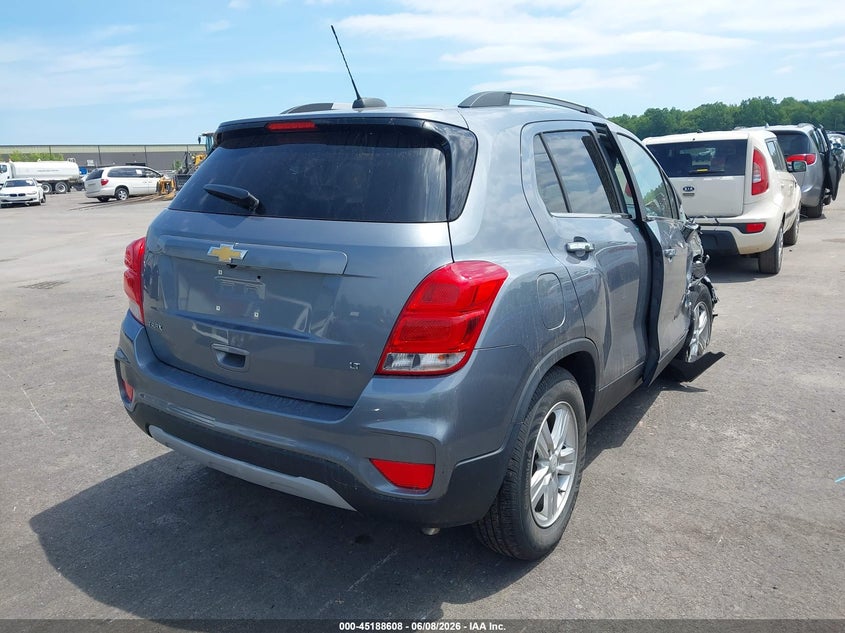 Vin: kl7cjlsb8kb864535, lot: 45686320, chevrolet trax lt 20194