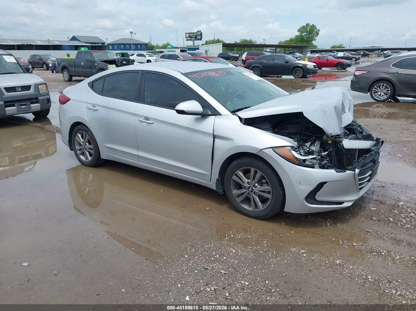 VIN KMHD84LF2JU661147 2018 HYUNDAI ELANTRA SEL
