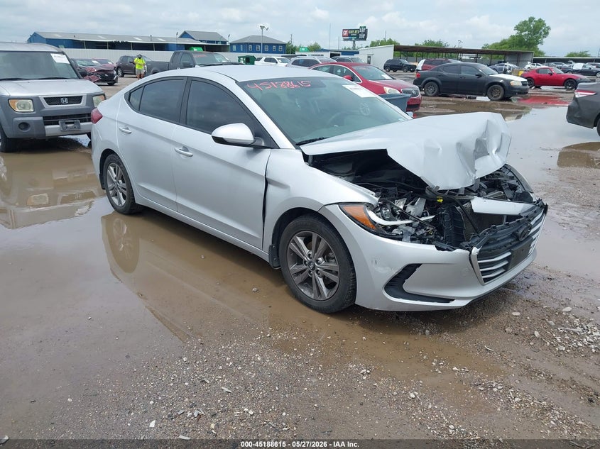 VIN KMHD84LF2JU661147 2018 HYUNDAI ELANTRA SEL