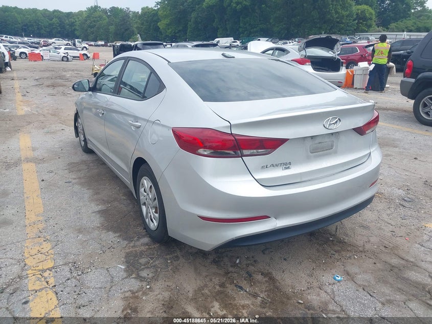 VIN 5NPD74LFXHH134629 2017 HYUNDAI ELANTRA SE