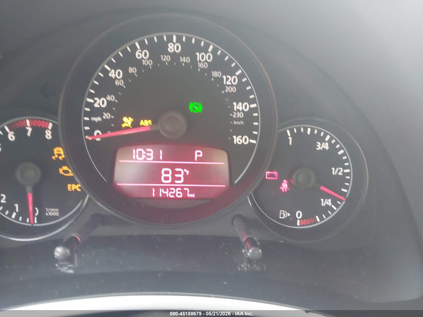 2012 Volkswagen Beetle 2.5L VIN: 3VWJP7AT4CM612573 Lot: 45188679