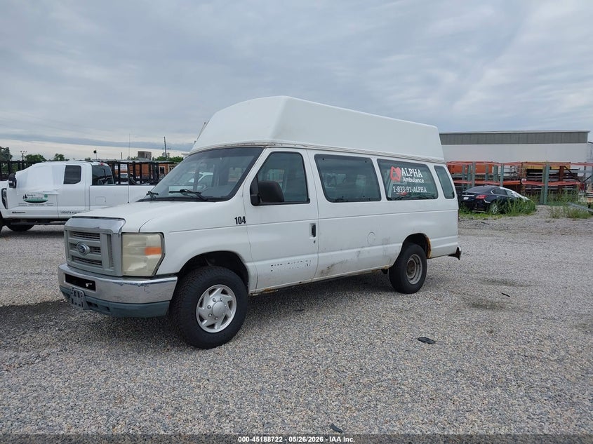2008 Ford Econoline, Удар сзади, IAAI, VIN 1FTNS24W08DB28401 — фото 2