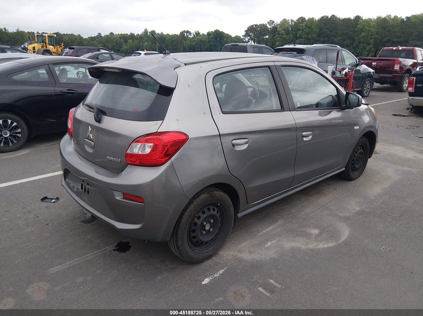 Vin: ml32a3hj2hh010260, lot: 45686437, mitsubishi mirage es 20174
