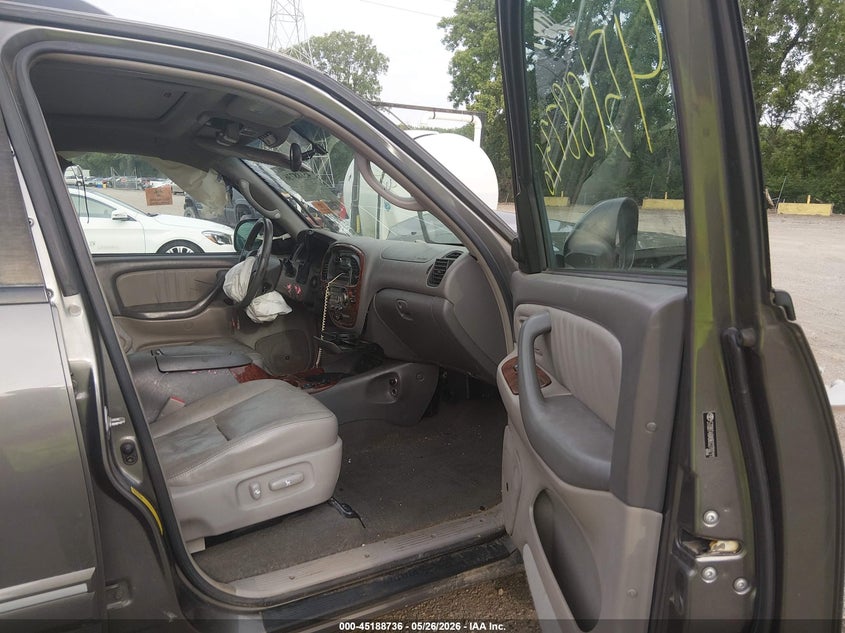 2006 TOYOTA SEQUOIA SPORT UTILITY VEHICLE 4.7L V-8 DOHC, VVT, 273HP