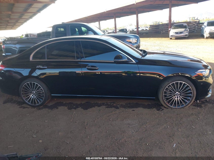 2026 MERCEDES-BENZ C-KLASSE SEDAN 2.0L I-4 DI, DOHC, VVT, TURBO, 255HP