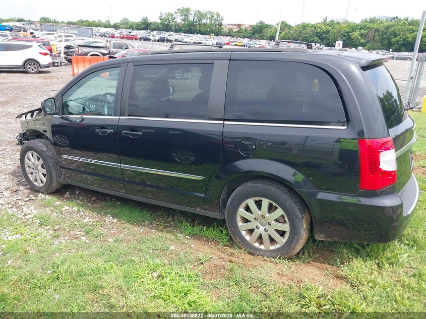 Vin: 2c4rc1bg9gr237990, lot: 45686534, chrysler town & country touring 20163