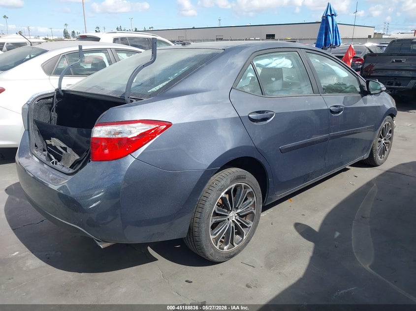 2015 TOYOTA COROLLA SEDAN 1.8L I-4 DOHC, VVT, 132HP
