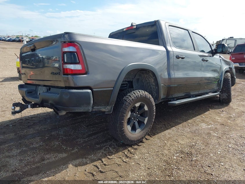 Vin: 1c6srflt2ln279537, lot: 45686598, ram 1500 rebel  4x4 5'7 box 20204