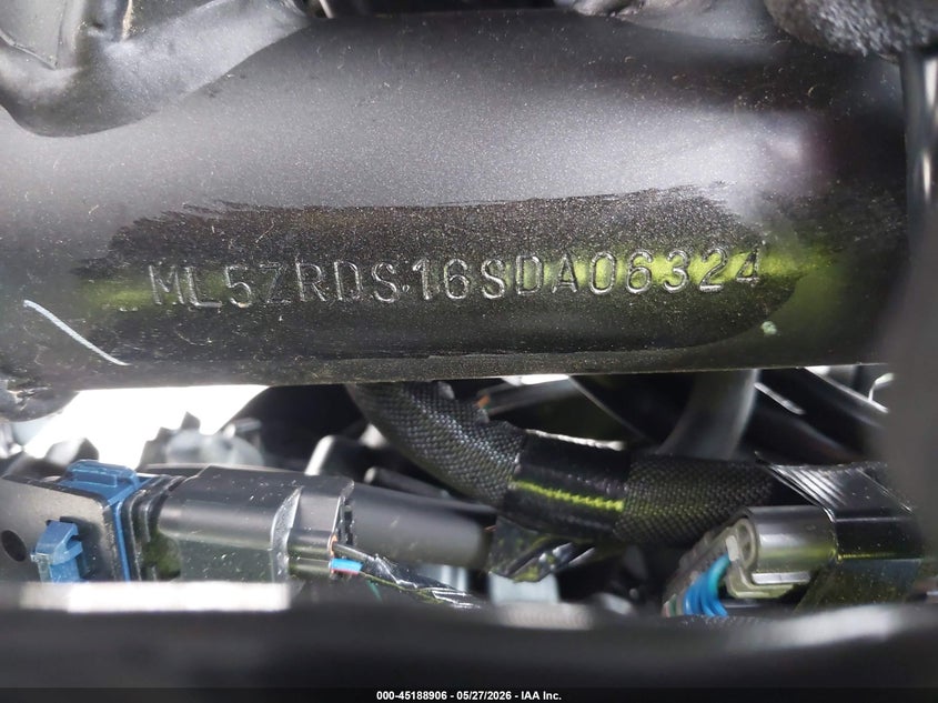 2025 Kawasaki Zr900 S VIN: ML5ZRDS16SDA06324 Lot: 45188906