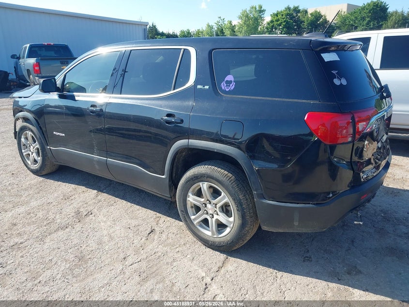 Vin: 1gkknklaxkz195716, lot: 45686643, gmc acadia sle-1 20193