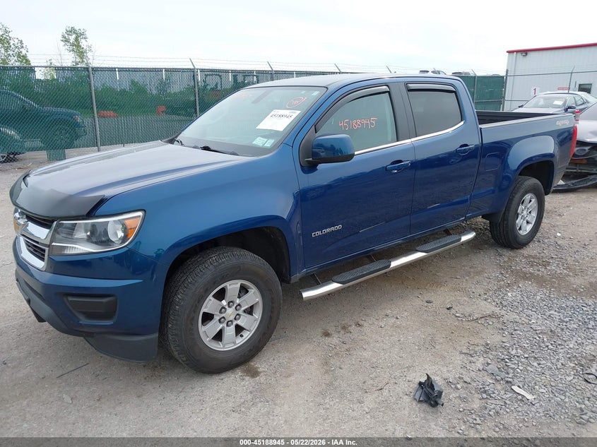 VIN 1GCGTBEN6K1198389 2019 CHEVROLET COLORADO WT