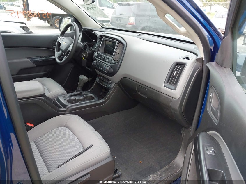 VIN 1GCGTBEN6K1198389 2019 CHEVROLET COLORADO WT