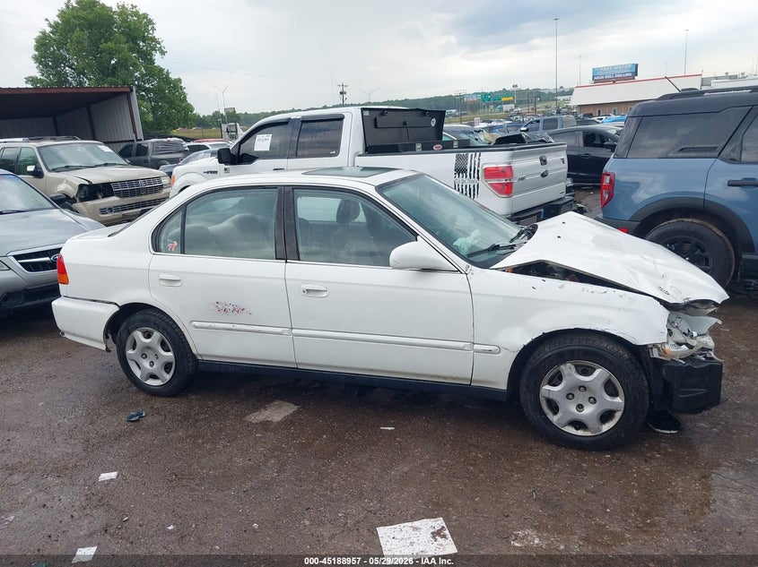 1998 Honda Civic Ex VIN: 1HGEJ8644WL043471 Lot: 45188957