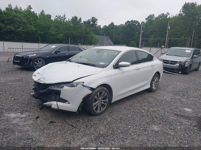 Vin: 1c3cccab4fn566619, lot: 45686706, chrysler 200 limited 20152