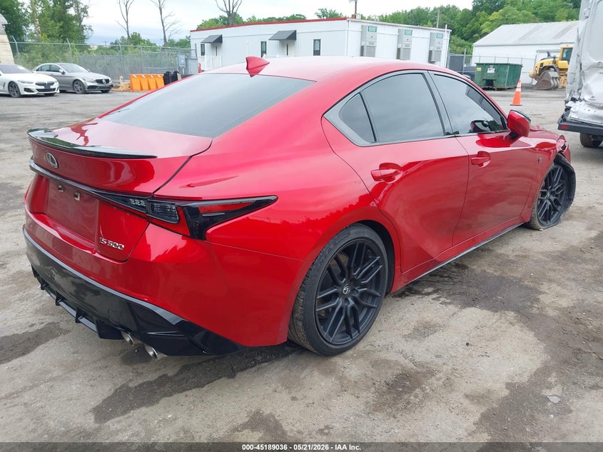 Vin: jthap1d26p5004230, lot: 45686748, lexus is 500 f sport performance premium 20234