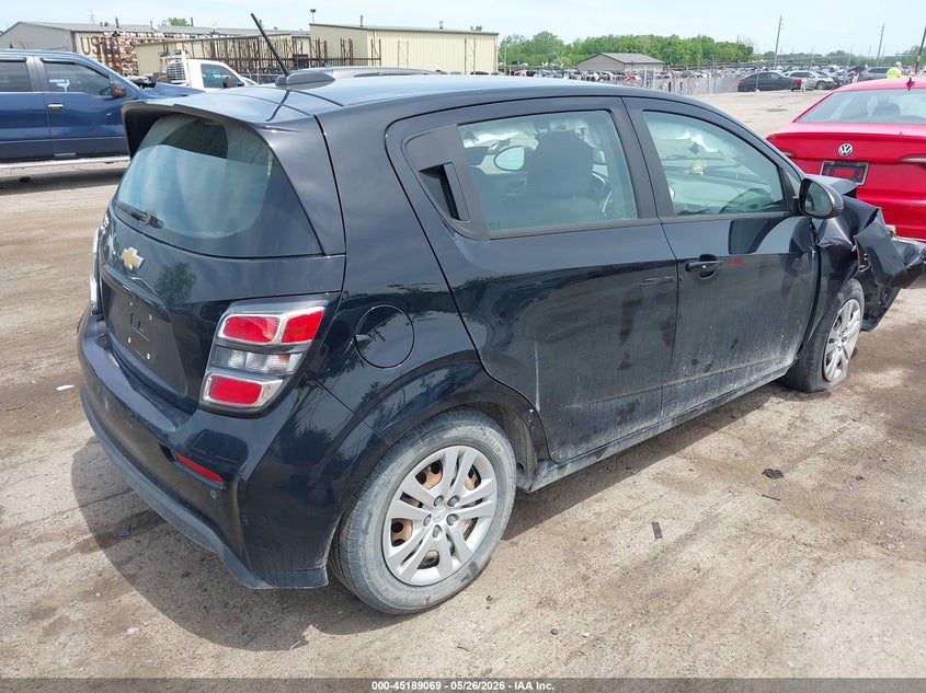 Vin: 1g1jg6sb2l4129901, lot: 45686781, chevrolet sonic fwd  1fl 5-door 20204