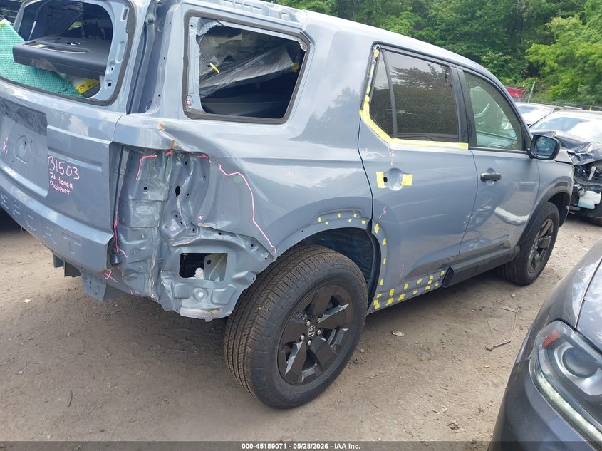 Vin: 5fnyf9h31tb026911, lot: 45686783, honda passport awd rtl/awd rtl blackout/awd rtl towing 20264