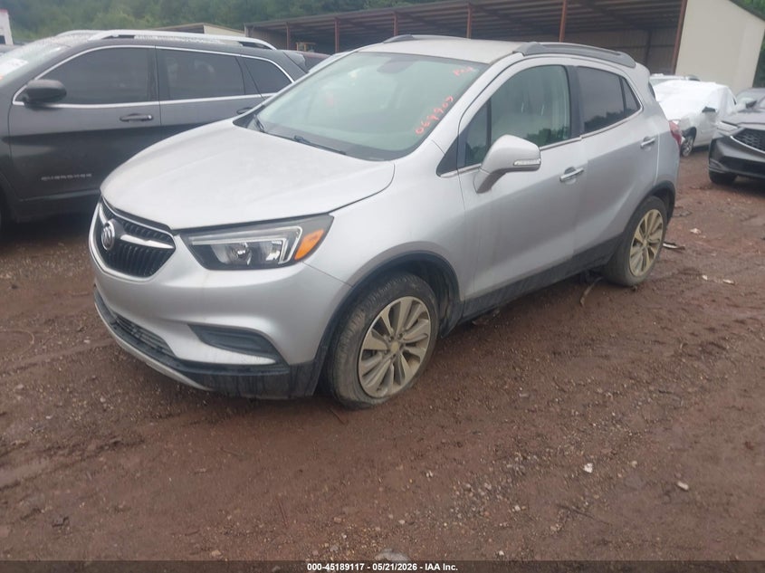 Vin: kl4cjasb7hb069907, lot: 45686829, buick encore preferred 20172