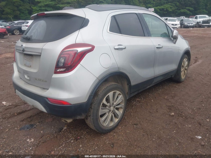 Vin: kl4cjasb7hb069907, lot: 45686829, buick encore preferred 20174