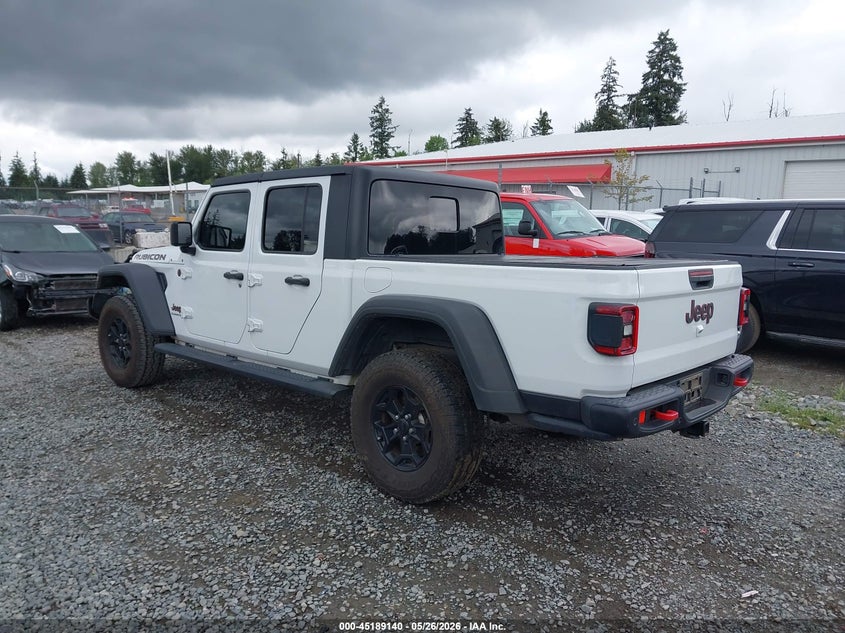 Vin: 1c6jjtbgxll105216, lot: 45686852, jeep gladiator rubicon 20203