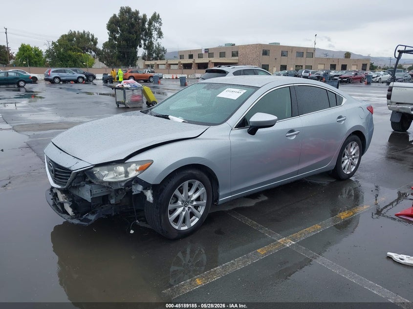 Vin: jm1gj1u55g1402883, lot: 45686897, mazda mazda6 i sport 20162