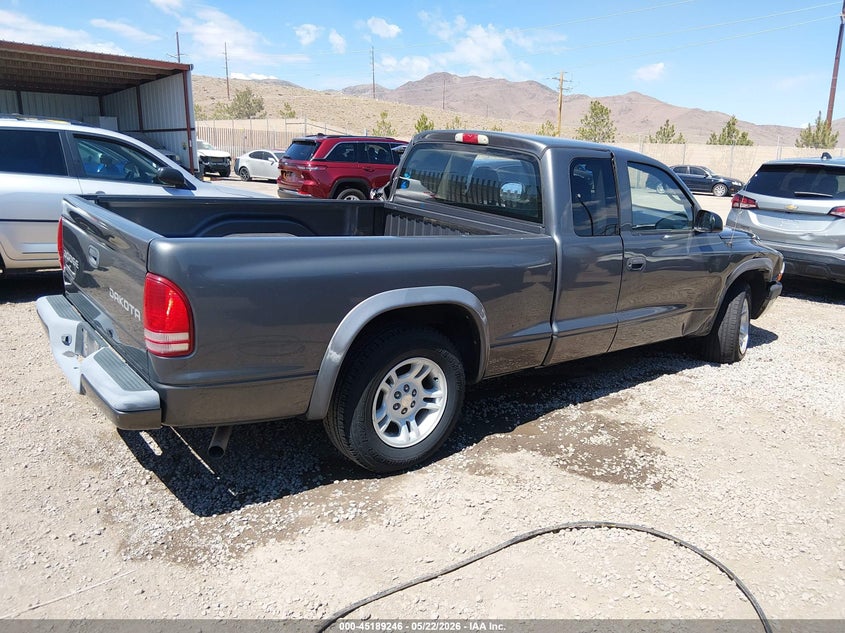 2004 DODGE DAKOTA PICKUP 3.7L V-6 210HP