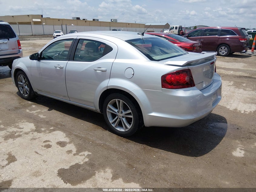 Vin: 1c3cdzagxcn315577, lot: 45687070, dodge avenger se 20123