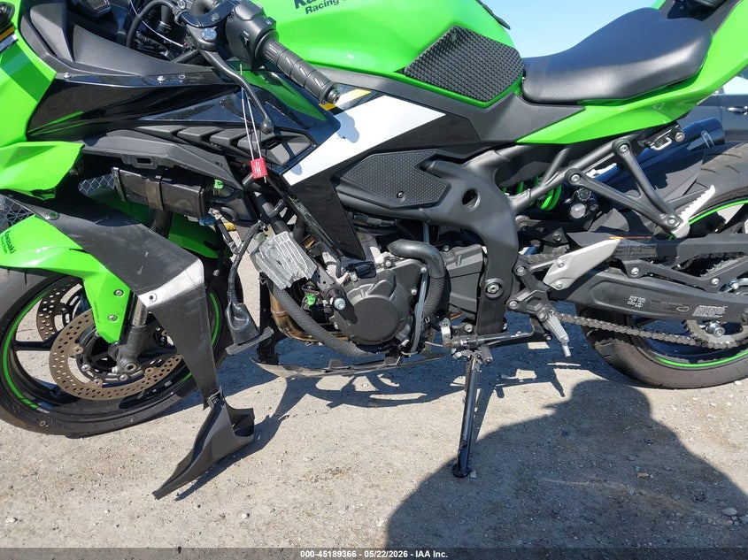 2025 Kawasaki Zx400 S VIN: ML5ZXCS14SDA37605 Lot: 45189366