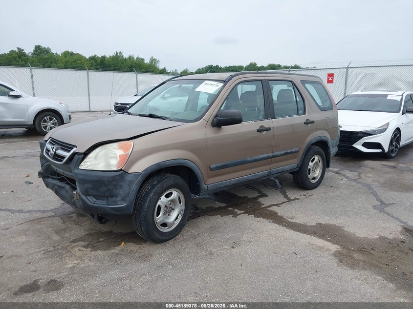 2003 HONDA CR-V SPORT UTILITY VEHICLE 2.4L I-4 DOHC, VVT, 160HP