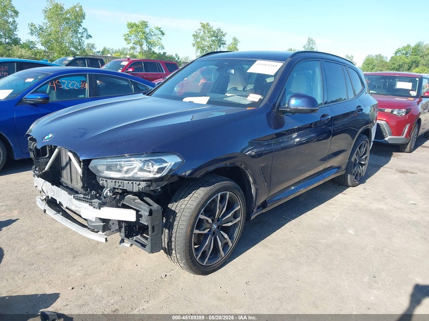 Vin: 5ux53dp08n9l08996, lot: 45687101, bmw x3 xdrive30i 20222