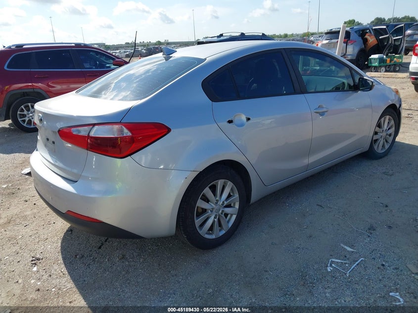 Vin: knafx4a64g5608775, lot: 45687142, kia forte lx 20164
