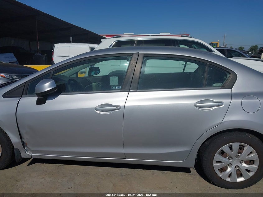 19XFB2F5XCE367700 2012 Honda Civic 1.8 Lx Silver