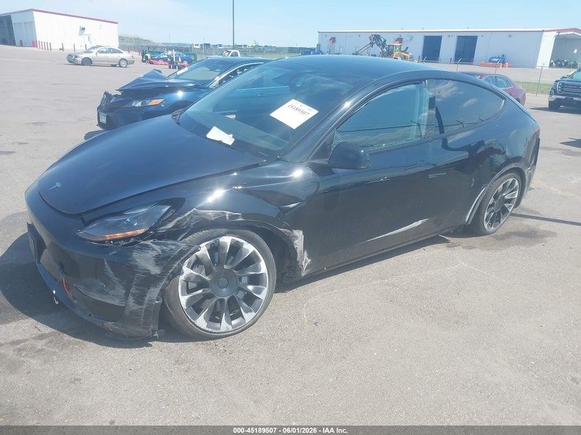 Vin: 7saygdee7sf308333, lot: 45687219, tesla model y long range dual motor all-wheel drive 20252