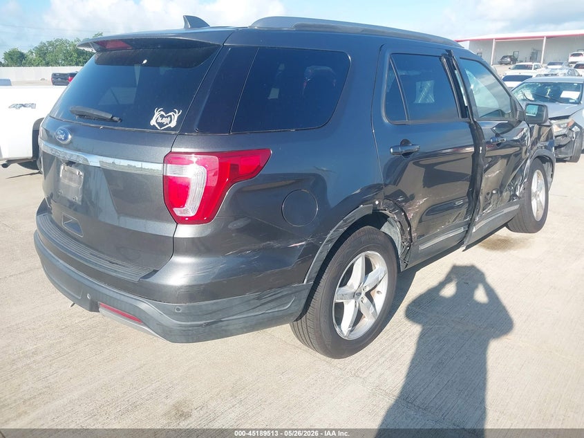 Vin: 1fm5k7d81kga37007, lot: 45687225, ford explorer xlt 20194