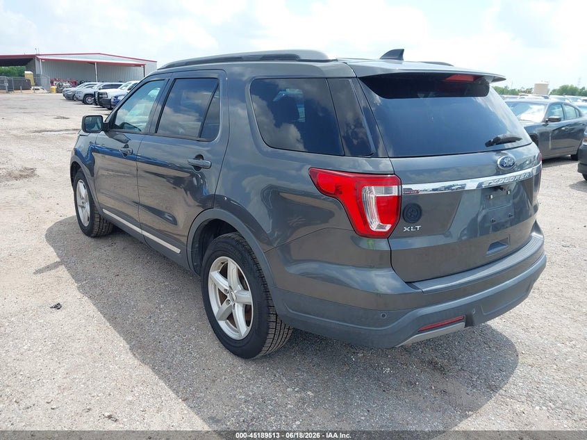 Vin: 1fm5k7d81kga37007, lot: 45687225, ford explorer xlt 20193