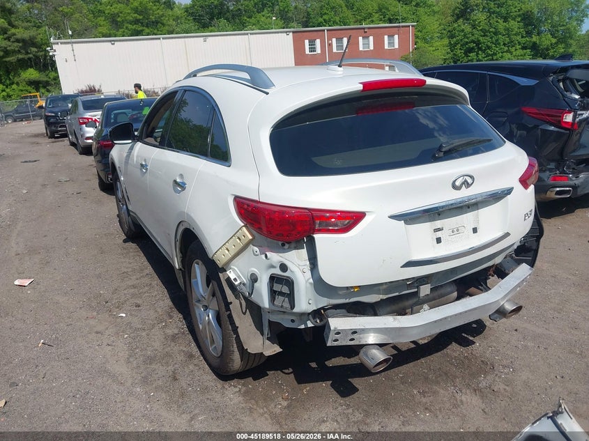 Vin: jn8cs1mw2dm174862, lot: 45687230, infiniti fx37 20133