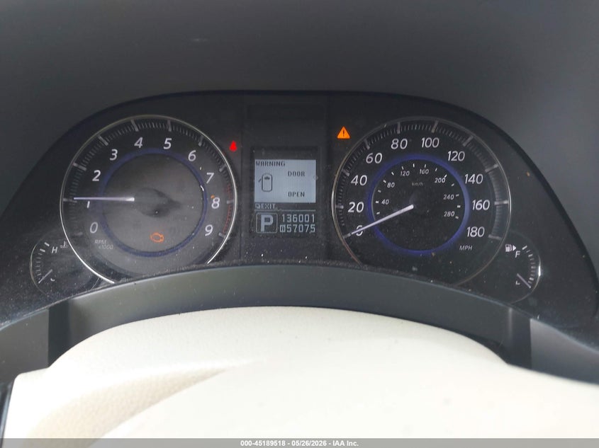 2013 INFINITI FX37 auction photo 7