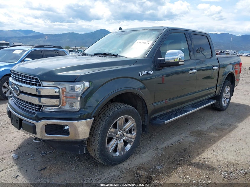 Vin: 1ftew1ep1jkf46389, lot: 45687300, ford f-150 lariat 20182