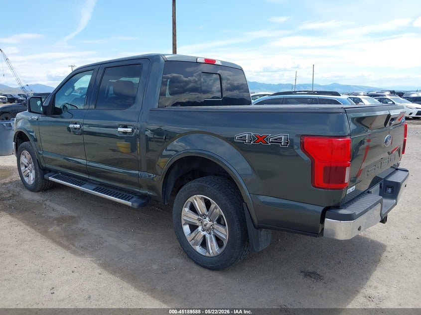 Vin: 1ftew1ep1jkf46389, lot: 45687300, ford f-150 lariat 20183