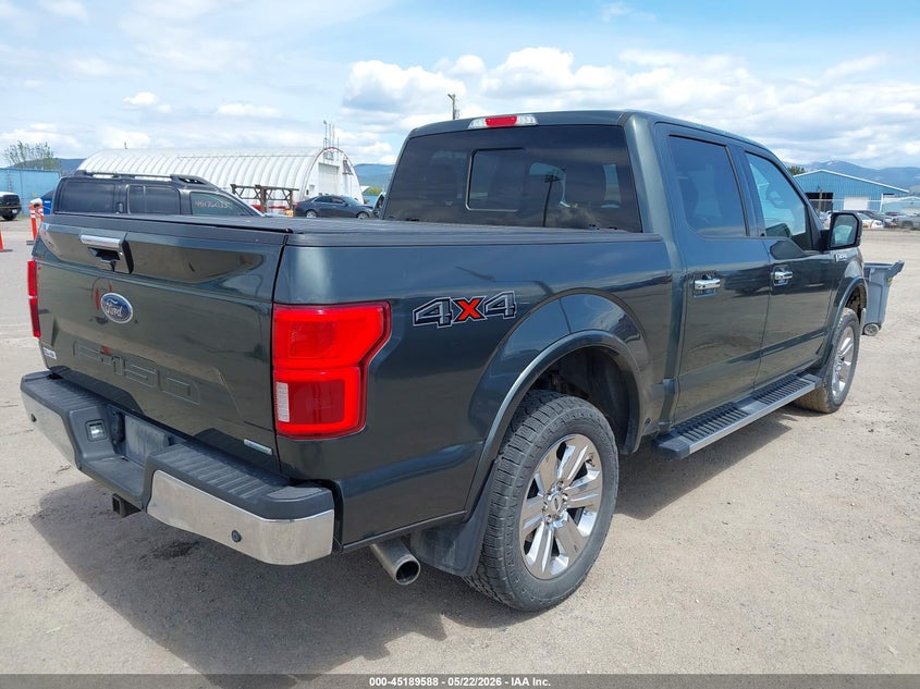 Vin: 1ftew1ep1jkf46389, lot: 45687300, ford f-150 lariat 20184
