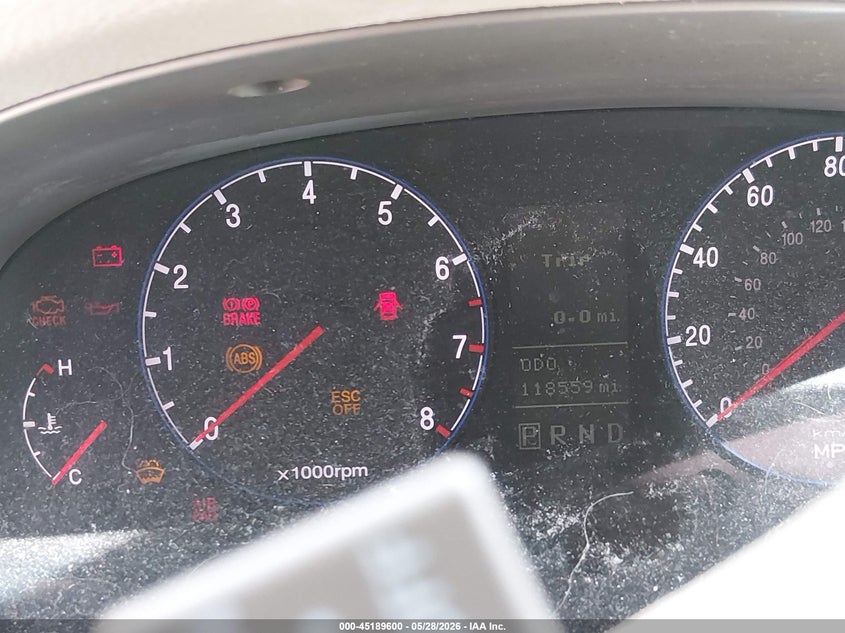 2008 Hyundai Azera Limited VIN: KMHFC46F58A267849 Lot: 45189600
