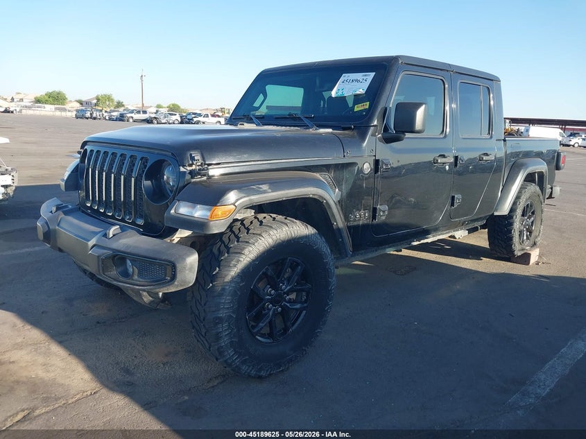 Vin: 1c6hjtag6nl160376, lot: 45687337, jeep gladiator altitude 4x4 20222