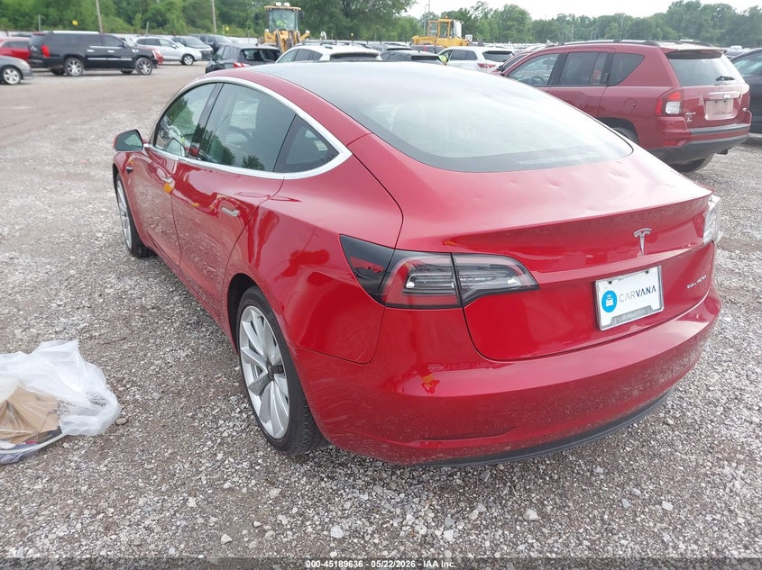 Vin: 5yj3e1eb6lf790974, lot: 45687348, tesla model 3 long range dual motor all-wheel drive 20203