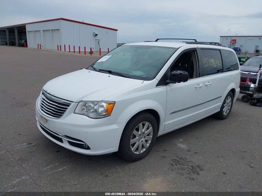 Vin: 2c4rc1bg2gr173503, lot: 45687356, chrysler town & country touring 20162