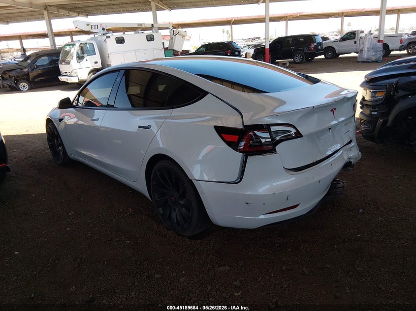 2022 TESLA MODEL 3 auction photo 3