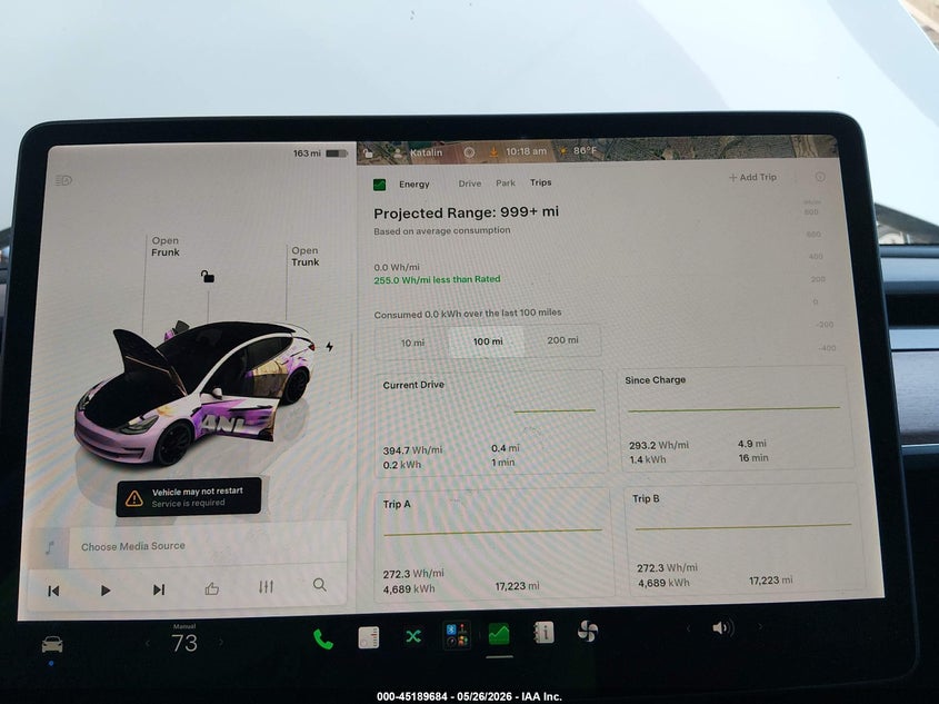 2022 TESLA MODEL 3 auction photo 7