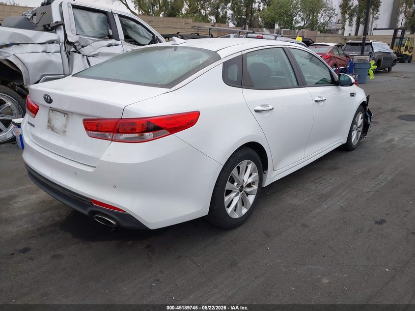 Vin: 5xxgt4l38jg268636, lot: 45687457, kia optima lx 20184