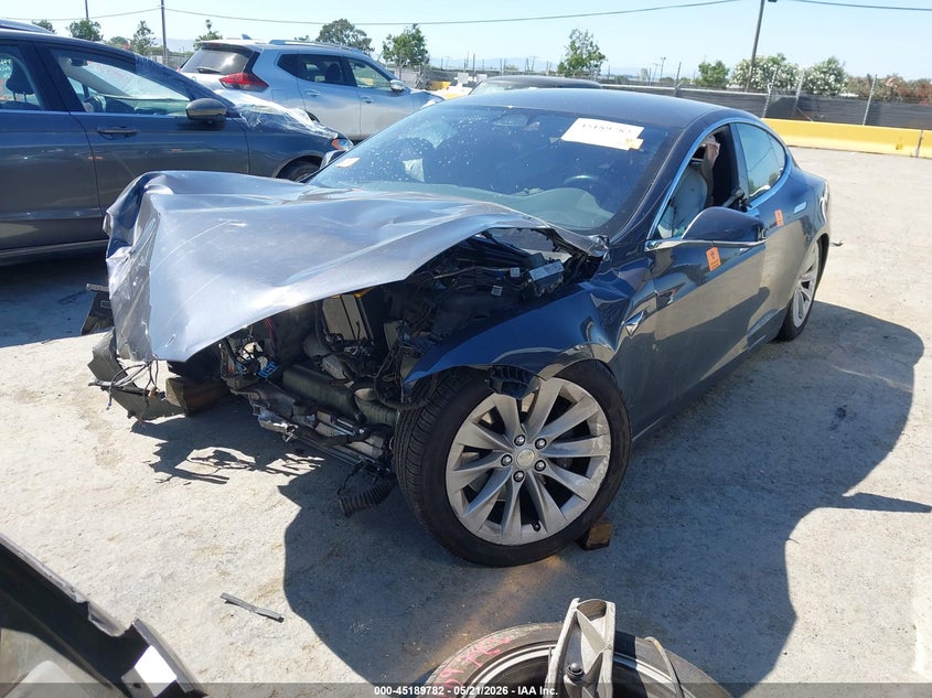 Vin: 5yjsa1e14hf185812, lot: 45687494, tesla model s 60/75 20172