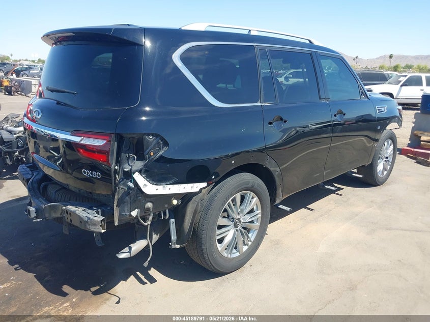 Vin: jn8az2nf5l9705433, lot: 45687503, infiniti qx80 luxe 20204