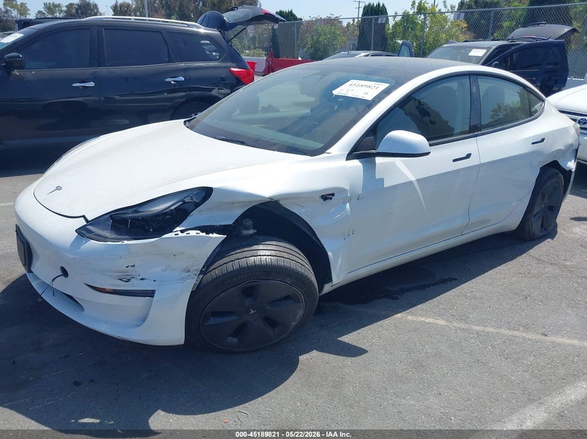 Vin: 5yj3e1ea6pf610132, lot: 45687533, tesla model 3 rear-wheel drive 20232